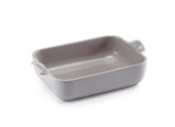 Plat rectangle 25cm Gris fonçé