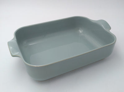 Plat rectangle 40cm Vert amande