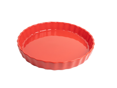 Plat à tarte 28cm Rouge