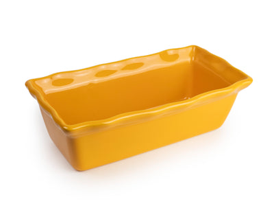 Moule à cake 28 cm jaune